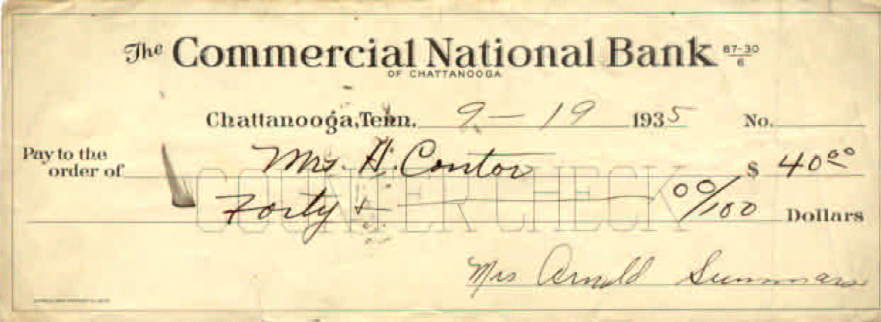 Commercial National Bank 9-19-1935